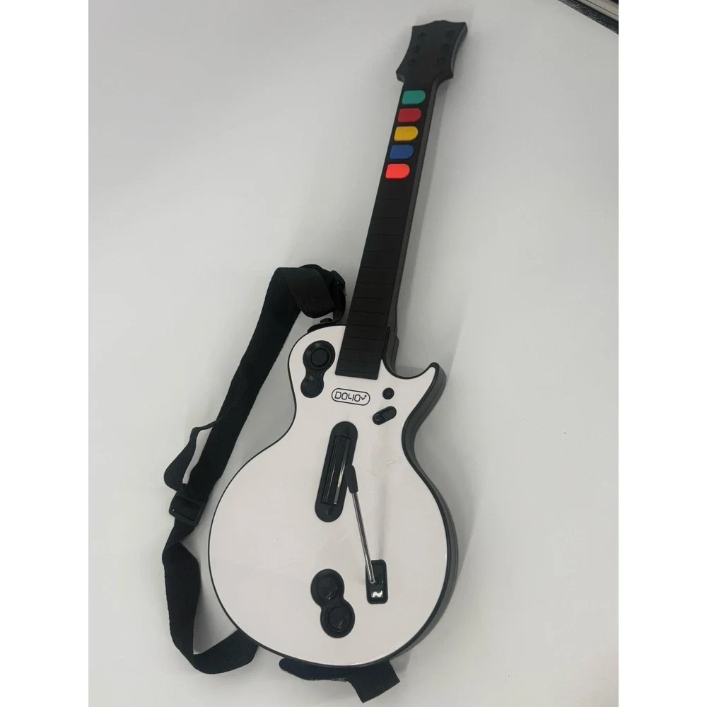 DOYO Wireless‎ Guitar Controller for PS3 Guitar Hero White (No Dongle) Tested